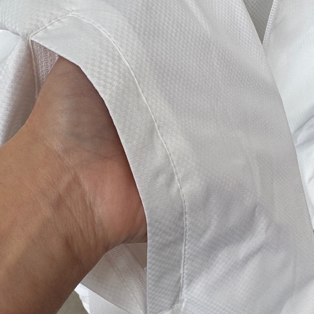 NEW Appleseed’s White nylon retractable Hooded Windbreaker Jacket women’s 2X - Picture 5 of 12